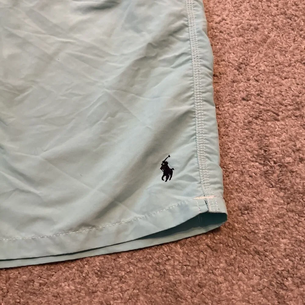 Polo Ralph Lauren Men's Classic Turquoise Swim Trunks Shorts Size‎ Medium